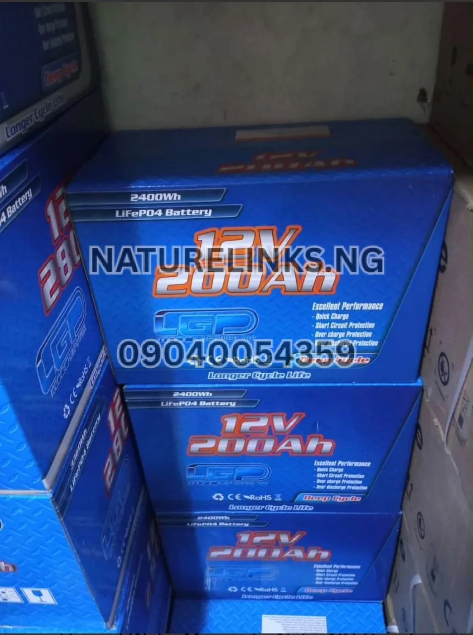 200AH/12V LGP LiFePO4 BATTERY (2400Wh) Price in Nigeria 200AH/12V LGP LiFePO4 BATTERY (2400Wh) Price in Nigeria Nature Solar Global Limited π³π¬