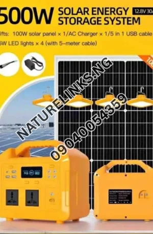 500w Solar Generator Price in Nigeria Nature Solar Global Limited