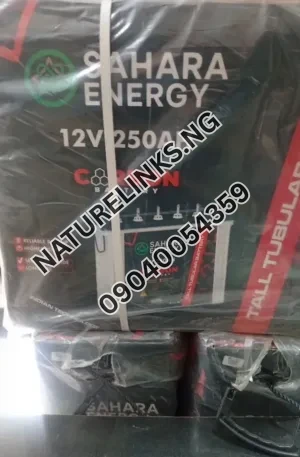 SAHARA TUBULAR BATTERY Price in Nigeria Nature Solar Global Limited 🇳🇬