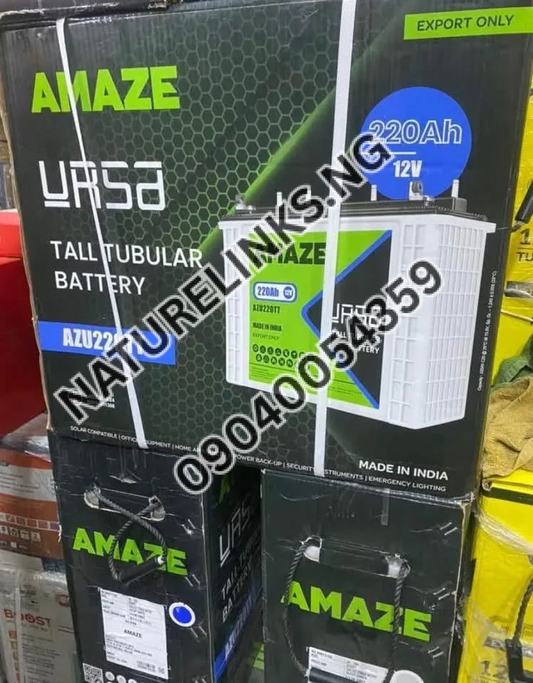 AMAZE TUBULAR BATTERY Price in Nigeria AMAZE TUBULAR BATTERY Price in Nigeria Nature Solar Global Limited π³π¬
