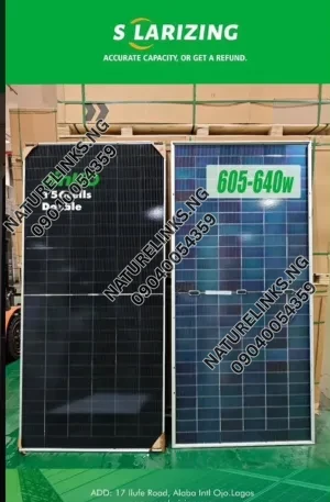 Jinko Solar Tiger Neo N-Type Bifacial Dual-Glass Solar Panel Price in Nigeria Nature Solar Global Limited 🇳🇬