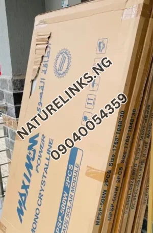 Maxinem Power MPSP-500W Monocrystalline Solar Panel Price in Nigeria Nature Solar Global Limited
