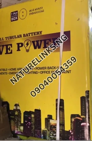 Wave VA/24V PCU Tall Tubular Battery