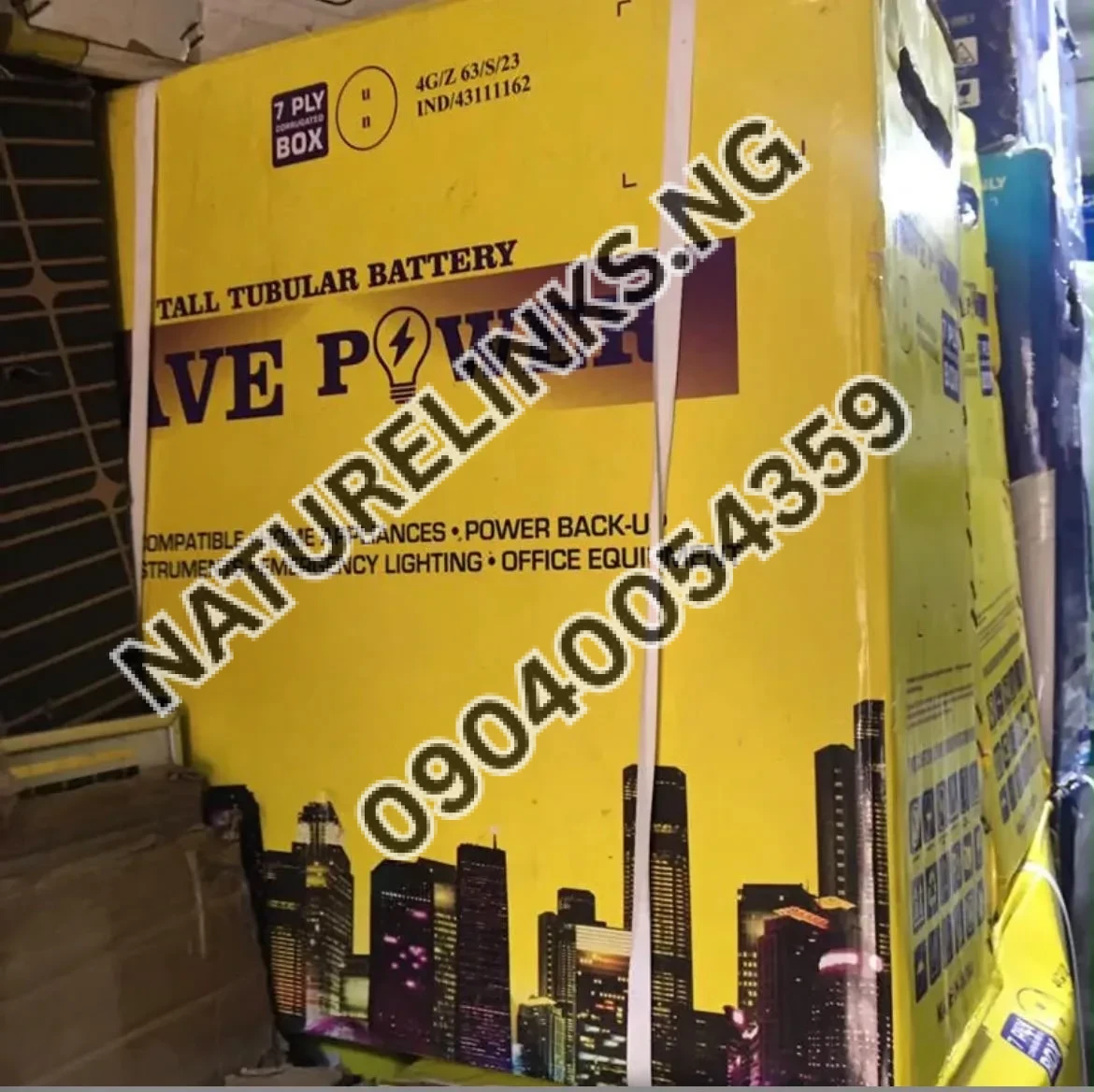 Wave VA/24V PCU Tall Tubular Battery Price in Nigeria Wave VA/24V PCU Tall Tubular Battery Price in Nigeria Nature Solar Global Limited