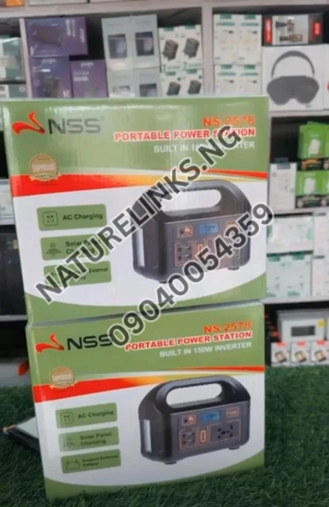 PORTABLE POWER STATION 150W Price in Nigeria 3 PORTABLE POWER STATION 150W Price in Nigeria Nature Solar Global Limited 3