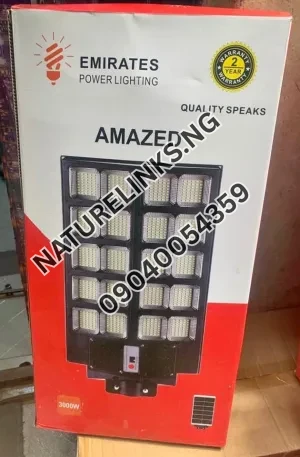 3000w solar street light Price in Nigeria Nature Solar Global Limited 🇳🇬