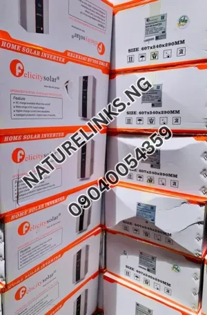 Felicity solar inverter 7.5kva/48v(IVPS) Price in Nigeria Nature Solar Global Limited