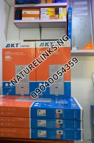400w AKT SOLAR STREET LIGHT Price in Nigeria Nature Solar Global Limited