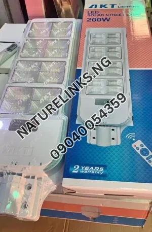 AKT SOLAR STREET LIGHT Price in Nigeria Nature Solar Global Limited 🇳🇬