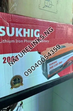 SUKHIG LITHIUM ION BATTERIE 200ah/12.8v Price in Nigeria Nature Solar Global Limited