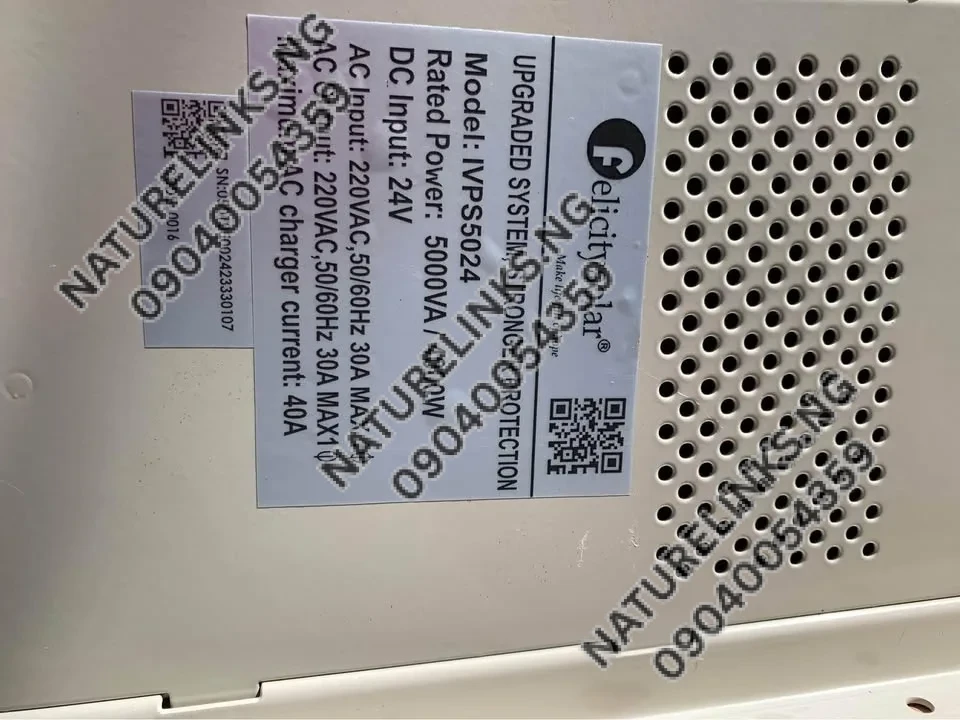 IVPS5024 felicity solar inverter Price in Nigeria 4 IVPS5024 felicity solar inverter Price in Nigeria Nature Solar Global Limited 4