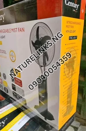 18” Rechargeable standing fan Price in Nigeria Nature Solar Global Limited