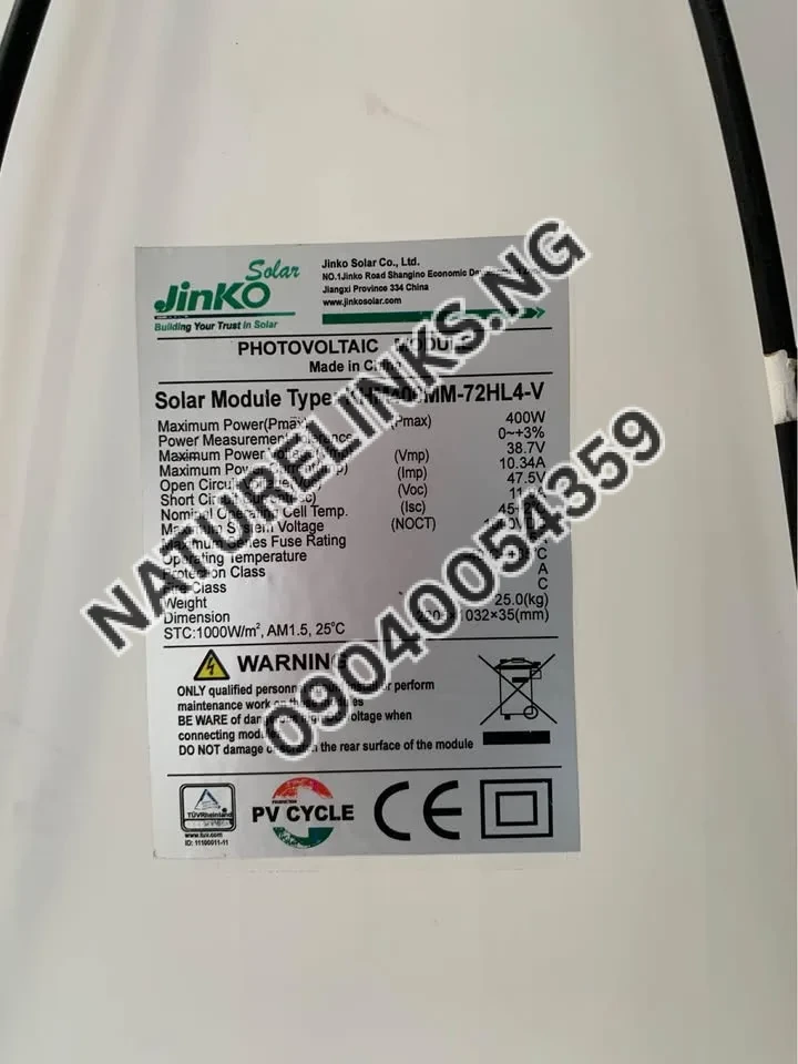400w Jinko solar panel mono Price in Nigeria 3 400w Jinko solar panel mono Price in Nigeria Nature Solar Global Limited 3