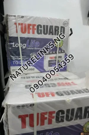 TUFFGUARD SOLAR TUBULAR BATTERY 230AH/12v Price in Nigeria Nature Solar Global Limited