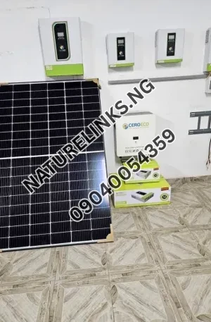 Jinko Canadian solar panel halfcut mono 120cells Price in Nigeria Nature Solar Global Limited 🇳🇬