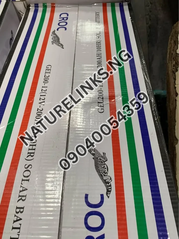 CROC DEEP CYCLE BATTERY 200ah/12v Price in Nigeria CROC DEEP CYCLE BATTERY 200ah/12v Price in Nigeria Nature Solar Global Limited