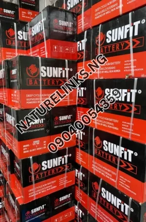 SUNFIT DEEP CYCLE BATTERY 100ah/12v Price in Nigeria Nature Solar Global Limited