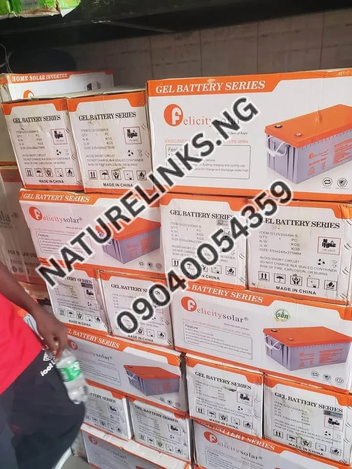 200ah felicity deep cycle battery Price in Nigeria 200ah felicity deep cycle battery Price in Nigeria Nature Solar Global Limited