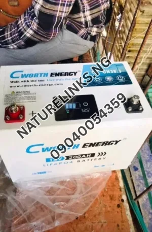 Cworth deep cycle battery Price in Nigeria Nature Solar Global Limited 🇳🇬