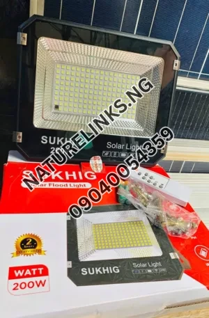 200w solar floodlight Price in Nigeria Nature Solar Global Limited 🇳🇬