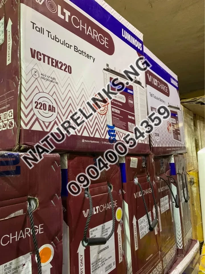 LUMINOUS BATTERIES 220ah /12v Price in Nigeria 2 LUMINOUS BATTERIES 220ah /12v Price in Nigeria Nature Solar Global Limited 2