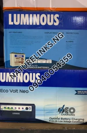 LUMINOUS BATTERIES 2.8kva/24v Price in Nigeria Nature Solar Global Limited