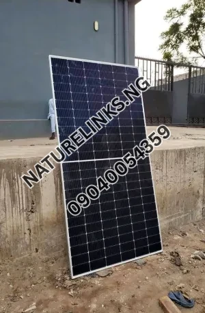 Jinko solar panel halfcut mono 144cell Price in Nigeria Nature Solar Global Limited 🇳🇬