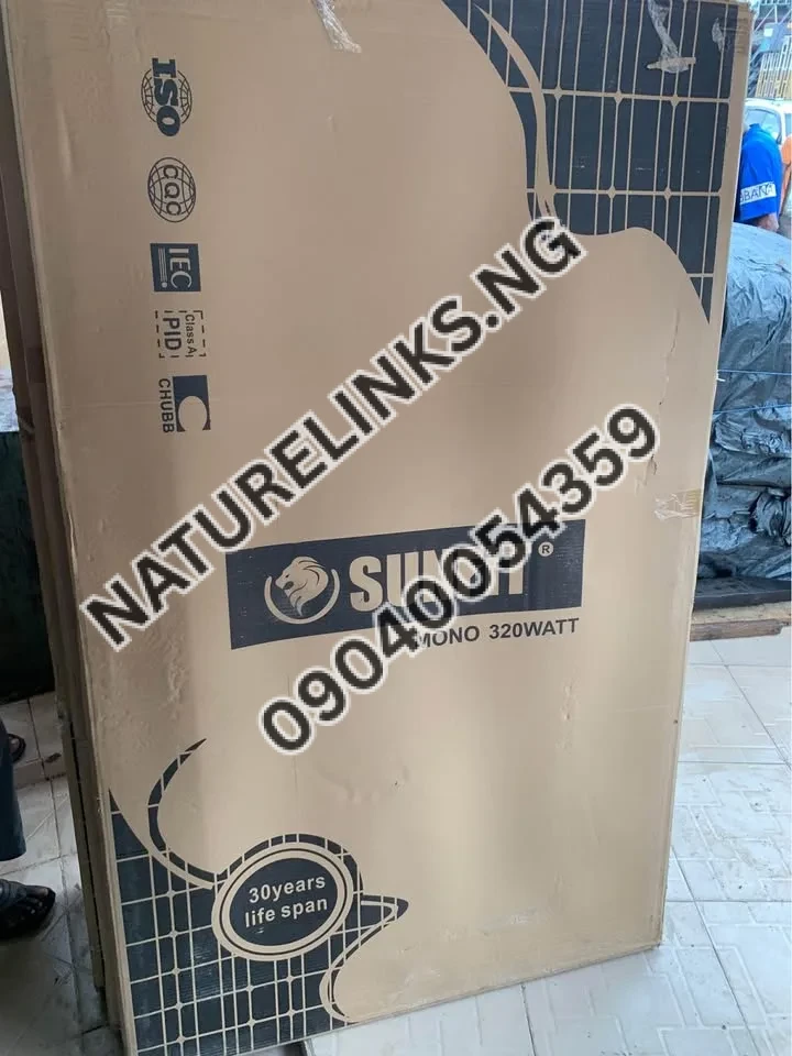 SUNFIT SOLAR PANEL 320watts Price in Nigeria SUNFIT SOLAR PANEL 320watts Price in Nigeria Nature Solar Global Limited