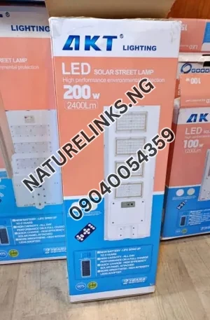 AKT SOLAR STREET LIGHT Price in Nigeria Nature Solar Global Limited 🇳🇬