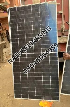 600w Jinko solar panel halfcut mono 144cell Price in Nigeria Nature Solar Global Limited 🇳🇬
