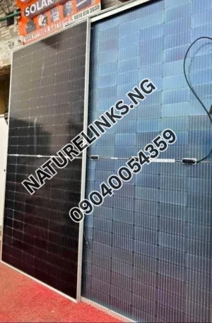 600w solar panel Halfcut mono Price in Nigeria Nature Solar Global Limited