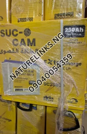 SUC-BATTERY 230ah Price in Nigeria Nature Solar Global Limited