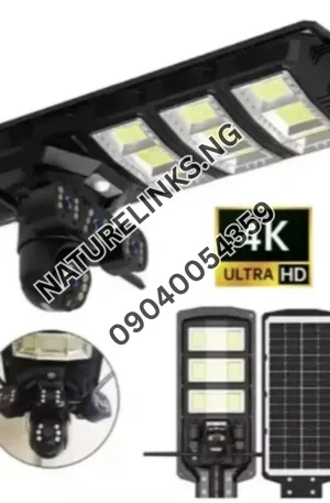Integrated Solar Street Light With A Built-In 4G Security Camera Price in Nigeria Nature Solar Global Limited