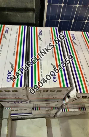 CROC SOLAR DEEP CYCLE BATTERY 200ah/12v Price in Nigeria Nature Solar Global Limited