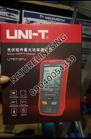 The UNI-T Solar MPPT Meter UT673PV Price in Nigeria The UNI-T Solar MPPT Meter UT673PV Price in Nigeria Nature Solar Global Limited π³π¬
