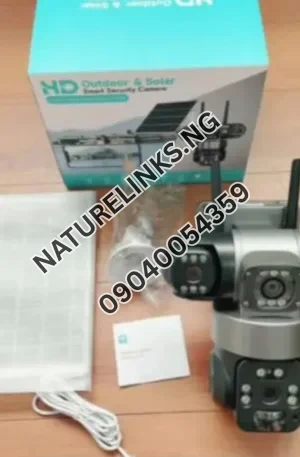 Generic V380 Triple-Lens Solar-Powered PTZ Security Camera Price in Nigeria Nature Solar Global Limited