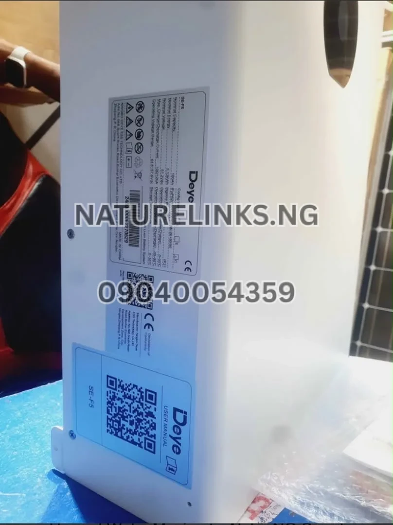 16KWH/48V DEYE LIFEPO4 BATTERY Price in Nigeria 4 16KWH/48V DEYE LIFEPO4 BATTERY Price in Nigeria Nature Solar Global Limited 4