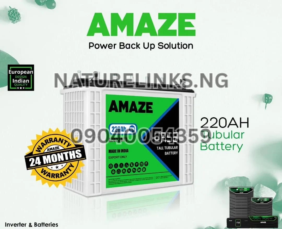 Amaze Tubular Battery Price in Nigeria