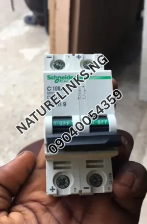 Schneider Electric Multi 9 C60H-DC Miniature Circuit Breaker Price in Nigeria Nature Solar Global Limited