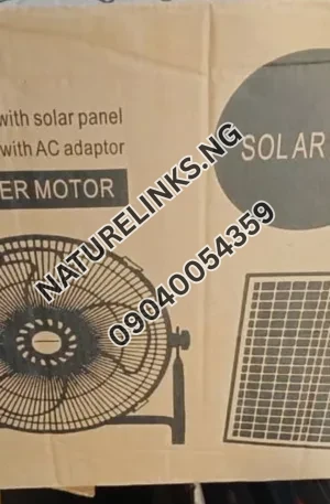 Generic 15W Solar Fan Price in Nigeria Nature Solar Global Limited