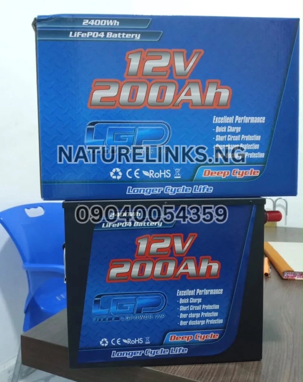 200AH/12V LGP LiFePO4 BATTERY (2400Wh) Price in Nigeria 4 200AH/12V LGP LiFePO4 BATTERY (2400Wh) Price in Nigeria Nature Solar Global Limited π³π¬ 4