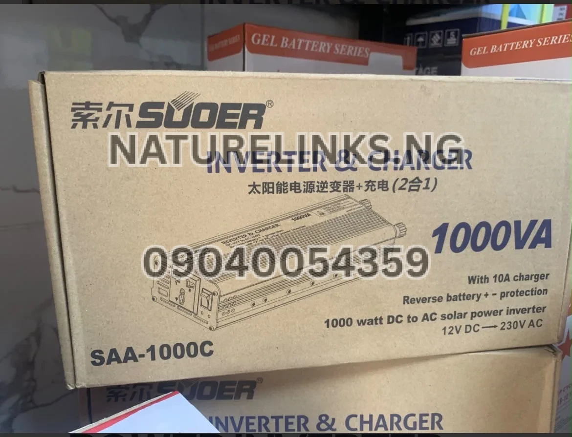 1000VA SOOER POWER INVERTER Price in Nigeria 1000VA SOOER POWER INVERTER Price in Nigeria Nature Solar Global Limited π³π¬