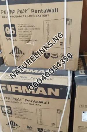 Fiman Power Pack PentaWall Rechargeable Li-Ion Battery Price in Nigeria Nature Solar Global Limited 🇳🇬
