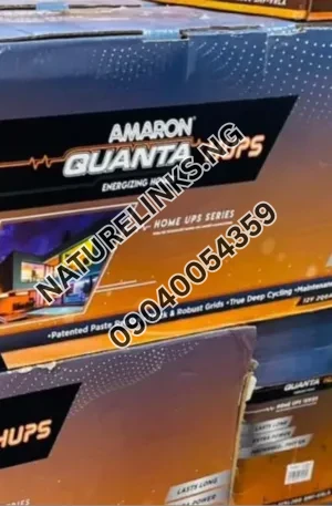 Amaron Quanta HUPS Inverter Battery Price in Nigeria Nature Solar Global Limited
