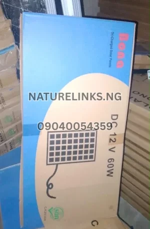 60W/12V DC BONA Solar Panel (Sunshine) Price in Nigeria Nature Solar Global Limited 🇳🇬