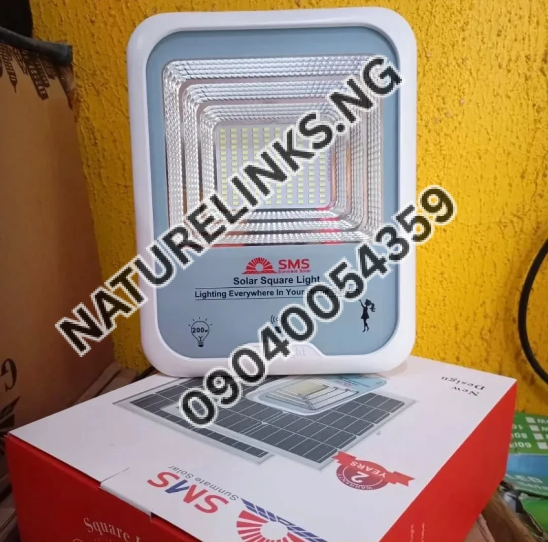 200W SMS Solar Square Light Price in Nigeria 200W SMS Solar Square Light Price in Nigeria Nature Solar Global Limited π³π¬