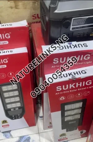 SUKHIG All In One Solar Street Light Price in Nigeria Nature Solar Global Limited