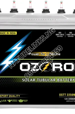 220Ah Ozoro Tubular Battery Price in Nigeria Nature Solar Global Limited 🇳🇬