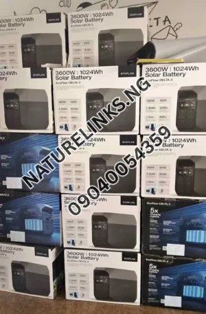 EcoFlow DELTA 3 Portable Power Station Price in Nigeria Nature Solar Global Limited 🇳🇬