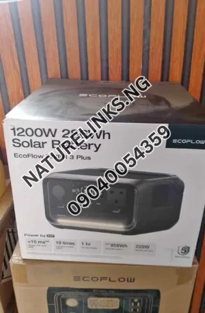 Ecoflow River 3 Plus (286Wh) Output 1200W Price in Nigeria Nature Solar Global Limited 🇳🇬